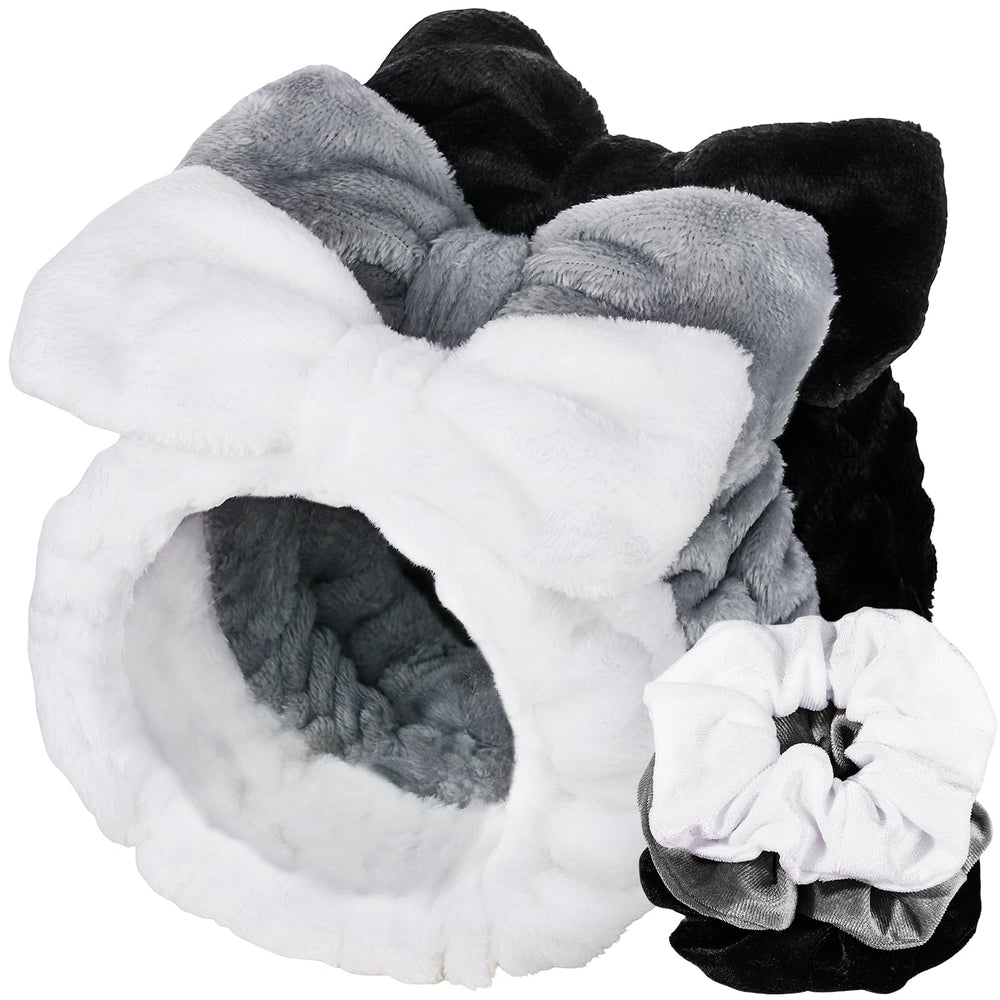 LEOBRO banda spa en tres colores para cuidar el cabello durante la limpieza facial