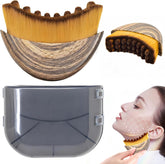 LEPIAOPIAO Contorno Linfático Cepillo: suave cepillado para desinflamar áreas faciales.