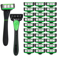 Kit Leriton de afeitado de 34 piezas para uso diario y viaje práctico.