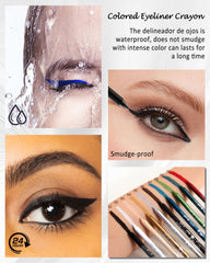 Lestpola delineador gel con brillo, mirada iluminada y sutil.