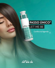 Let Me Be Hair Keratin, résultat lisse après traitement pour look poli.
