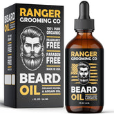 Leven Rose Aceite para Barba en envase ámbar facilita la aplicación precisa