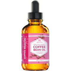 Leven Rose Aceite de Café en Grano, aplicación en rostro para hidratar y tonificar.