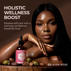 Leven Rose aceite de jojoba, textura ligera para cabello y uñas