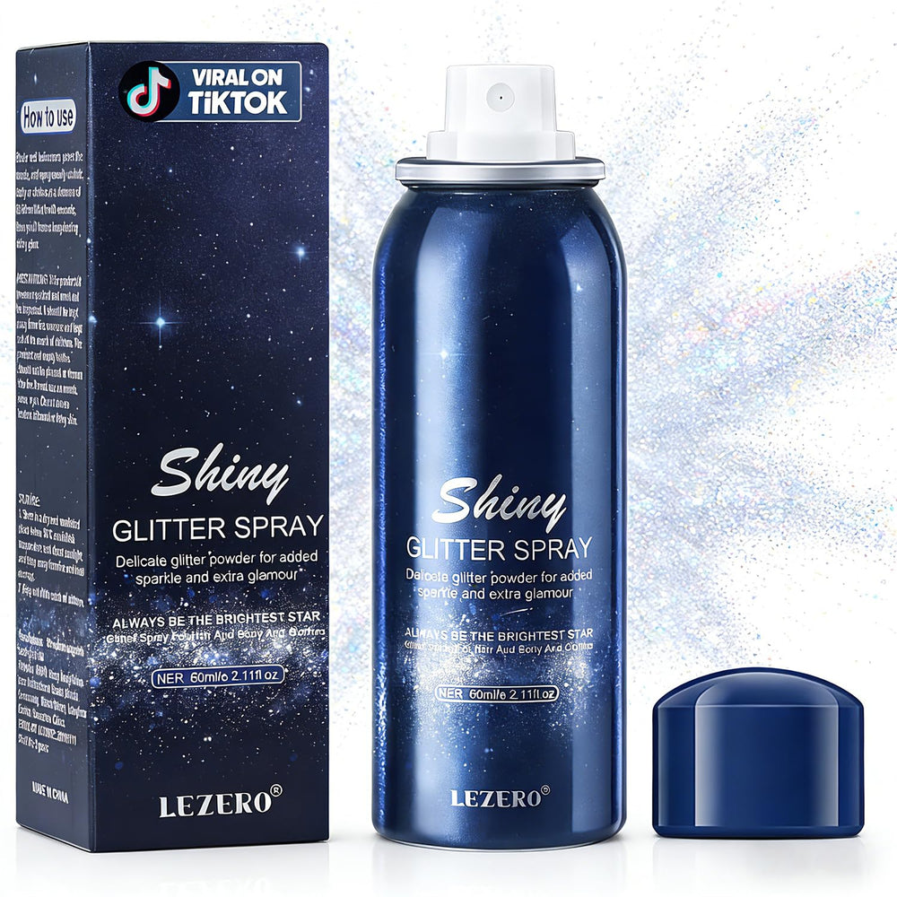 Lezero Brillo Cuerpo Spray: brillo duradero para piel y ropa