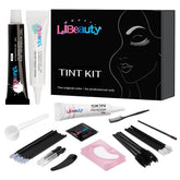 Libeauty Kit Color pestañas y cejas negro para definición natural.