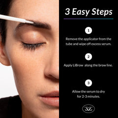 LiBrow: aplicación diaria fácil para cejas más densas.