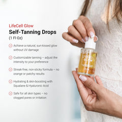 Application progressive LifeCell Glow pour ajuster la teinte sans traces