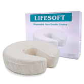 LIFESOFT cubrecara desechable caja 100, protección facial higiénica para masaje