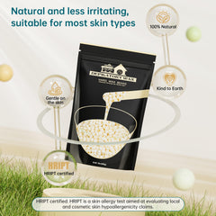 Lifestance cera dura para rostro y cejas, depilación suave del vello fino.