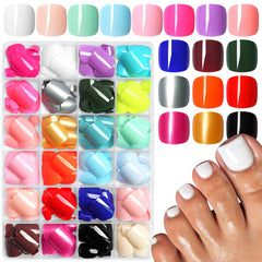 Uñas de dedo Lifextol 576pc listas para manicura rápida.