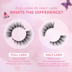 Butterfl-eyes Lilly Lashes comodidad en la esquina externa sin irritación.