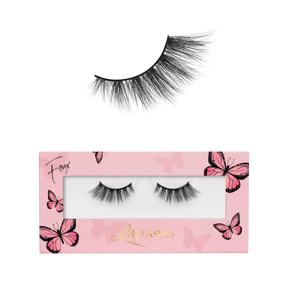 Lilly Lashes Butterfl-eyes pestanas media natural para look suave.