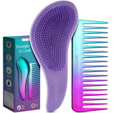 Cepillo desenredante Lily England con cerdas flexibles para desenredar suavemente el cabello