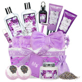 Coffret Lily Roy ensemble bain 17 pièces prêt pour un moment spa à domicile