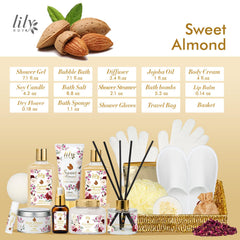 Gel de ducha Lily Roy aroma almendra para sensación fresca