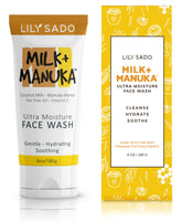 LILY SADO limpiador crema en bote con leche de coco y miel de Manuka para hidratación suave