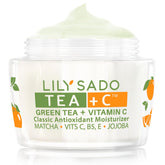 LILY SADO Tea+C crema hidratante con matcha y vitamina C para piel radiante
