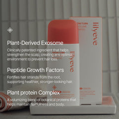 Lilyeve GrowTurn cabello fino con volumen visible tras cada lavado.