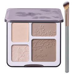 Lilyloria face highlighter contour palette open for precise sculpting