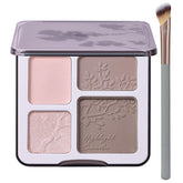 Paleta Lilyloria Iluminador y Contorno compacta para definir rasgos con acabado natural