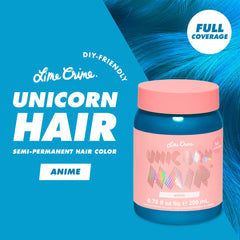 Lime Crime Unicorn Hair Dye, aplicación del tinte para un color intenso en casa.