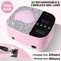 LimeGirl batería de 7800mAh, uso inalámbrico prolongado.