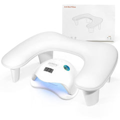 Reposamuñecas de Lionvision ergonómico para manicura: apoyo cómodo y estable.
