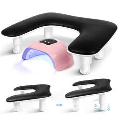 LIONVISION reposamunecas en forma U con ajuste para mayor ergonomía.