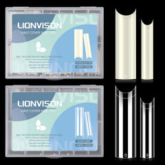 LIONVISON XL natural, tip de larga duración para uñas acrílicas