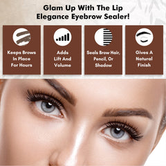 Lip Elegance Sella cejas aporta precisión sin manchas para un look definido.