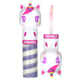 Lip Smacker Lippy Pals Unicornio Glaseado retrato, labios suaves con brillo ligero.