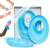 LiquiBands de Liquilinks capturan gotas al lavar el rostro para mangas secas y sin salpicaduras