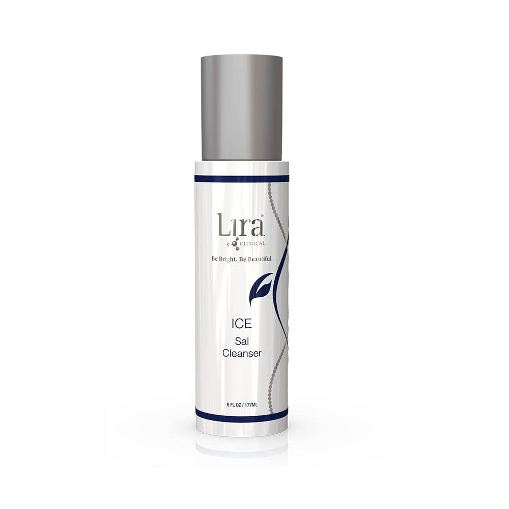 Lira Clinical limpiador facial salicílico en botella 6oz, ideal para uso diario y poros limpios.