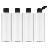 LISAPACK botellas de viaje 250 ml con tapa abatible para llevar cremas y tónicos