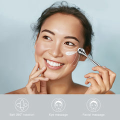 LISAPACK rodillo facial portátil, ideal para uso diario o viaje.