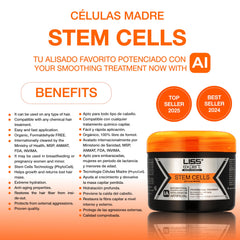 Cabello iluminado, suave y con brillo tras usar el tratamiento de Liss Expert Professional