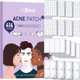 Parche LitBear para acné pequeño cubre espinillas de 8–12 mm