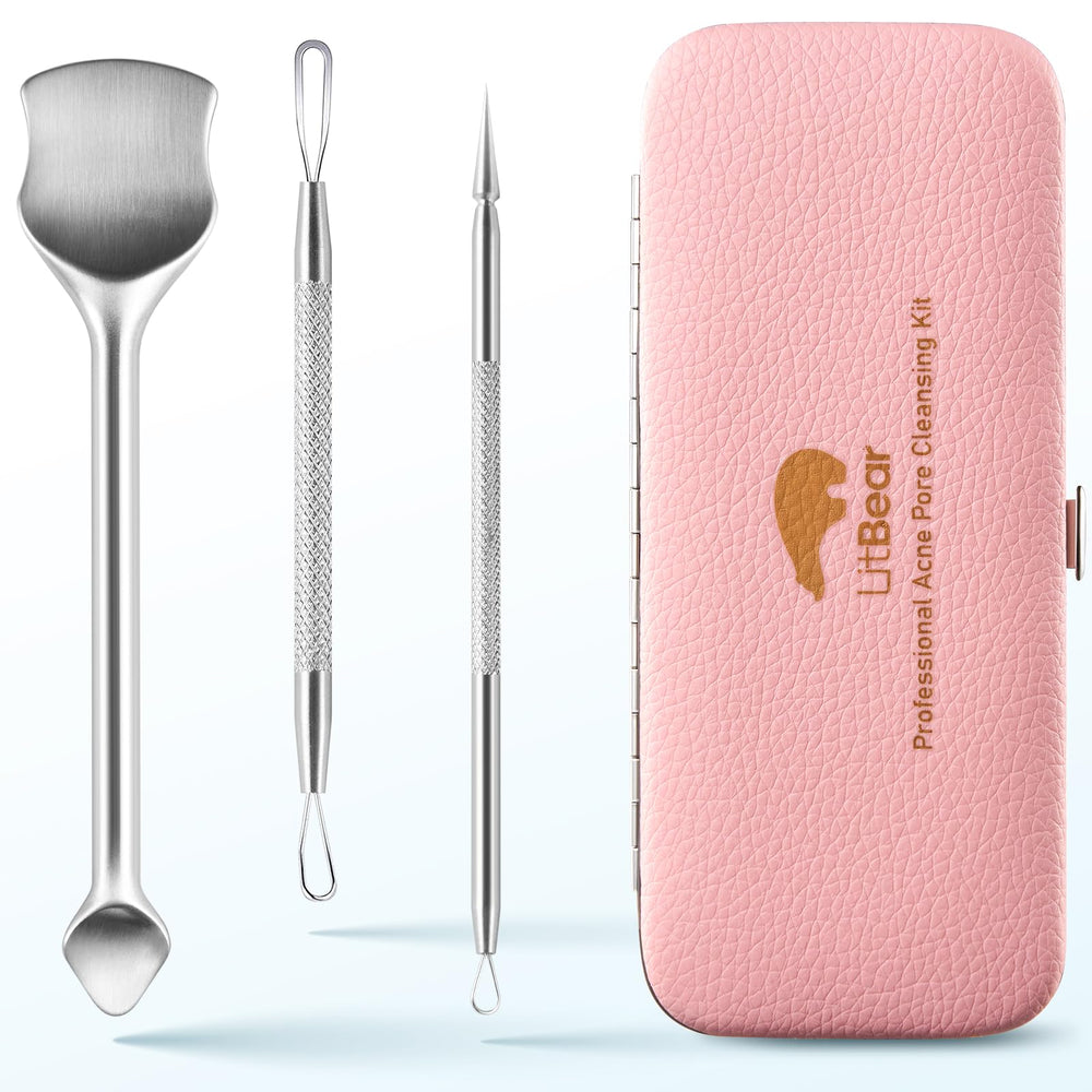 LitBear Pore Prep Tool enfocado en nariz para poros limpios y suaves.