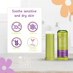 Aceite de onagra de Little Green puede ayudar a calmar irritaciones leves.