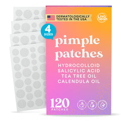 Livaclean parches acne 120: absorben impurezas para piel más limpia.