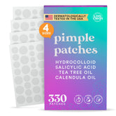 Parche LivaClean para acné en la frente, absorbe impurezas para una piel más clara.