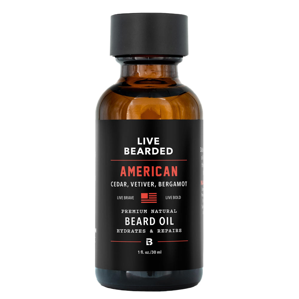 Live Bearded Aceite para Barba: botella para hidratación suave