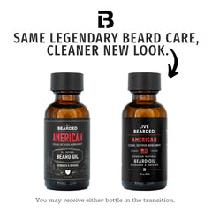 Live Bearded Aceite para Barba: etiqueta clara y de confianza