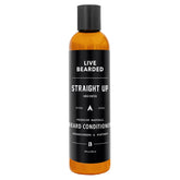 Live Bearded acondicionador para barba sin fragancia, suaviza el vello facial y facilita el peinado.