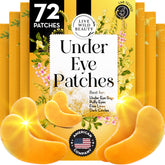 Live Wild Beauty parches ojeras oro 24K para realzar la luminosidad.