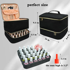 LIVEBAY capacidad para 30 botellas de 15 ml, organización eficiente.