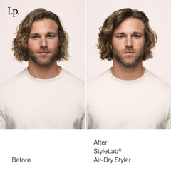 Application sur cheveux humides avec le Style Lab Styler sans chaleur
