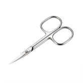 Tijeras LIVINGO Premium con punta curva para manicura precisa.
