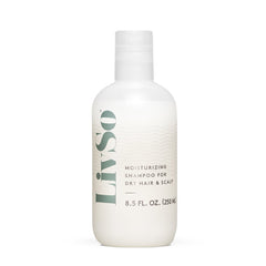 LivSo champú hidratante, botella, deja el cuero cabelludo nutrido y cabello suave.